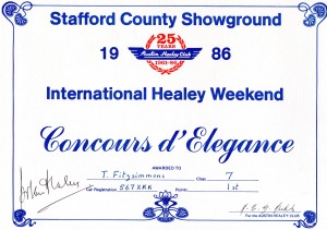 HEALEY CONCOURS